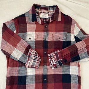 Flag & Anthem Plaid Button Down